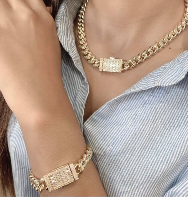 Set de Chocker extravaganza con brazalete