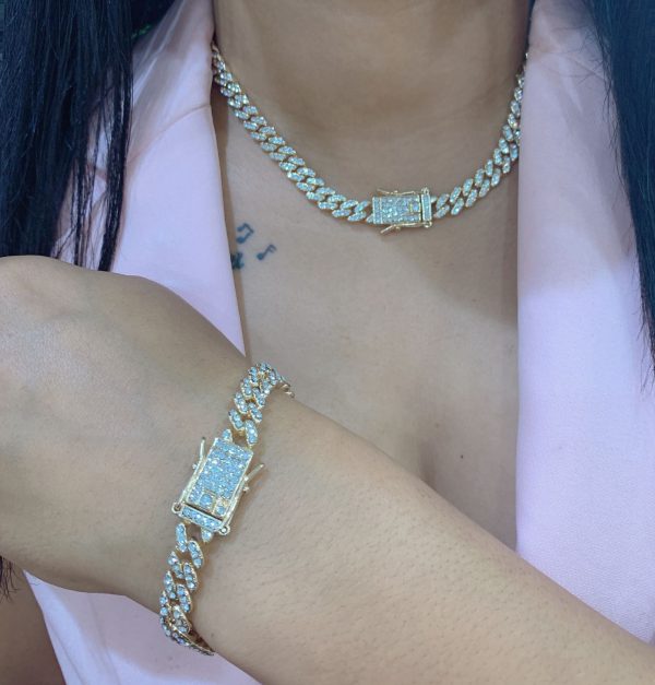 Set de Chocker princesa Dorado Clear