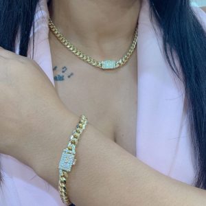 Set de Chocker Mónaco con brazalete