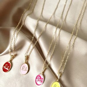 Cadena fina Fe full color con zirconias