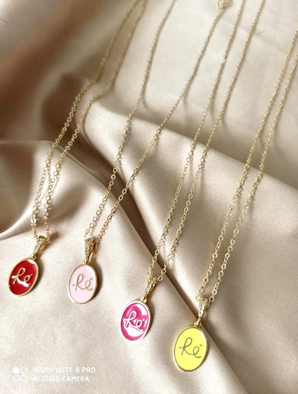 Cadena fina Fe full color con zirconias